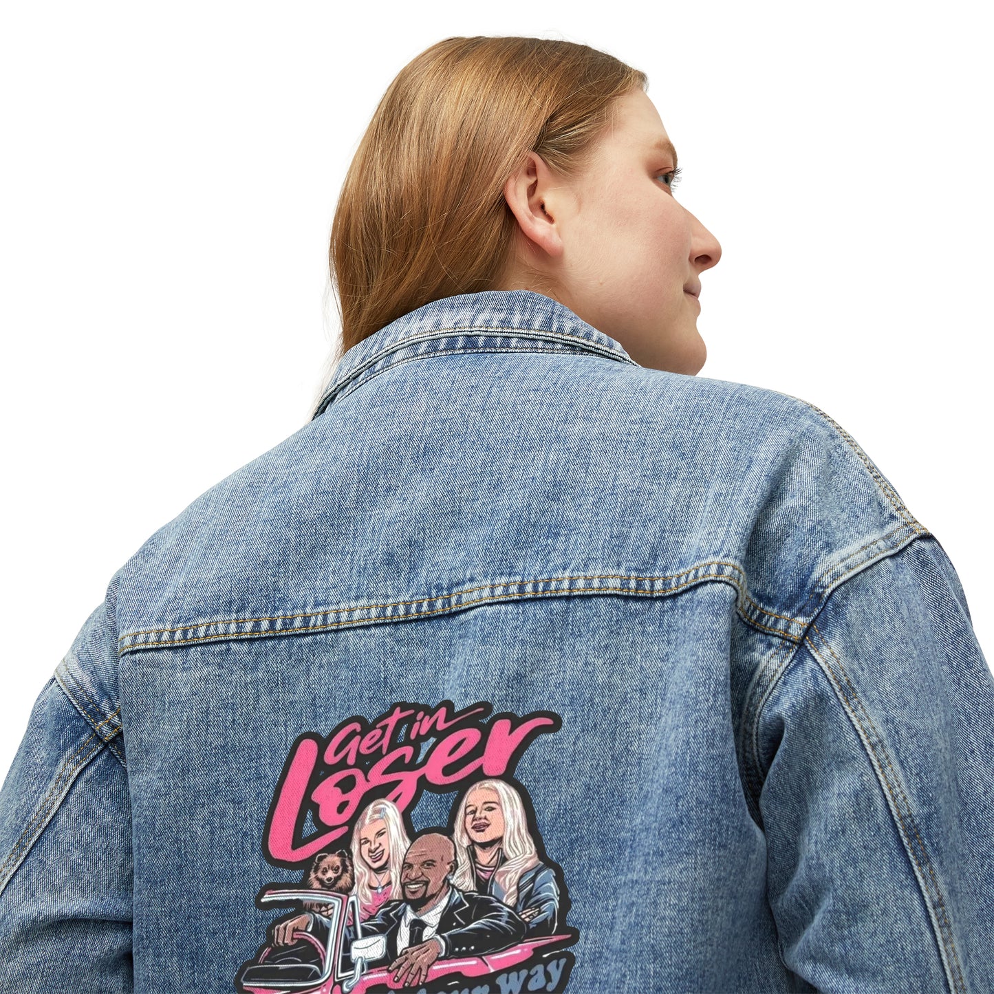 Making Our Way Downtown Women's Denim Jacket