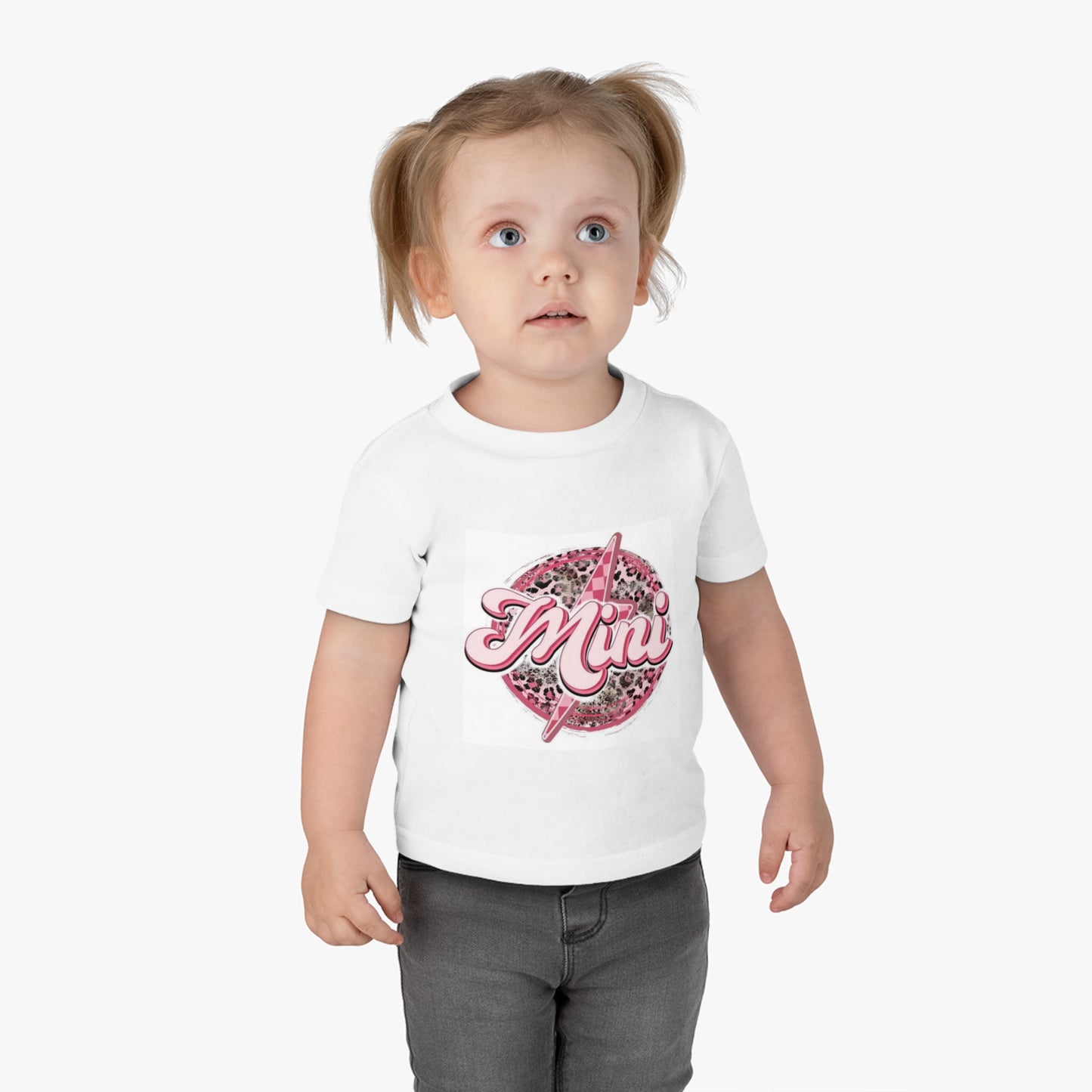 Pink Cheetah Mini Infant Cotton Jersey Tee