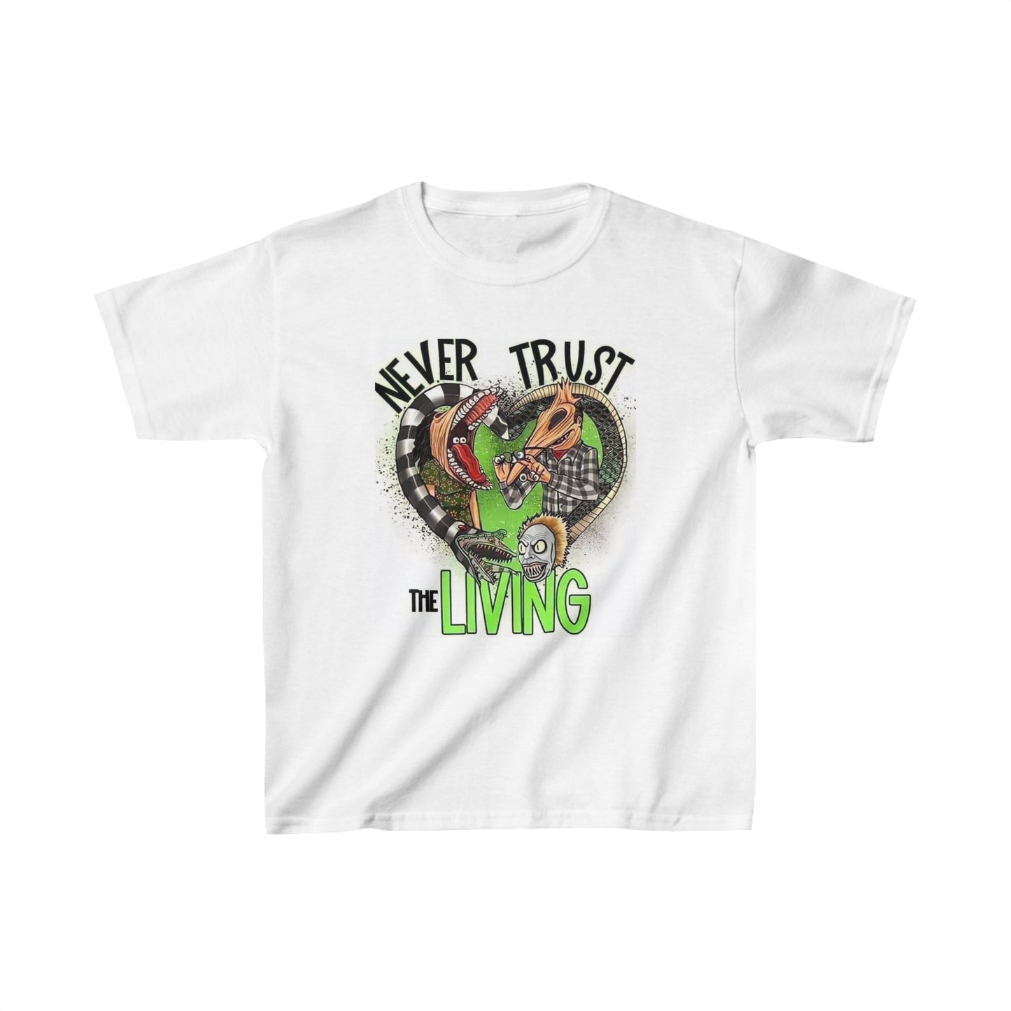 Never Trust the Living Kids Heavy Cotton Tee