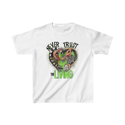 Never Trust the Living Kids Heavy Cotton Tee