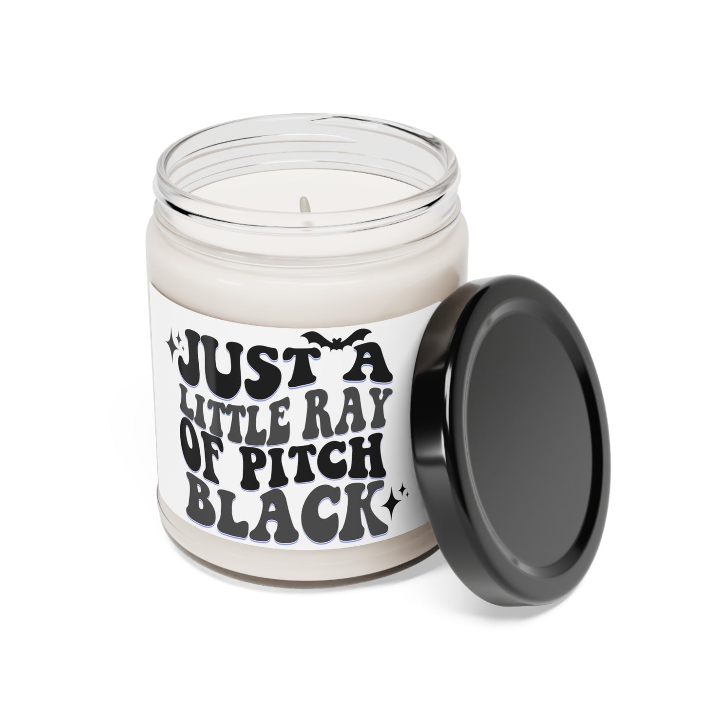 Ray of Pitch Black Scented Soy Candle, 9oz
