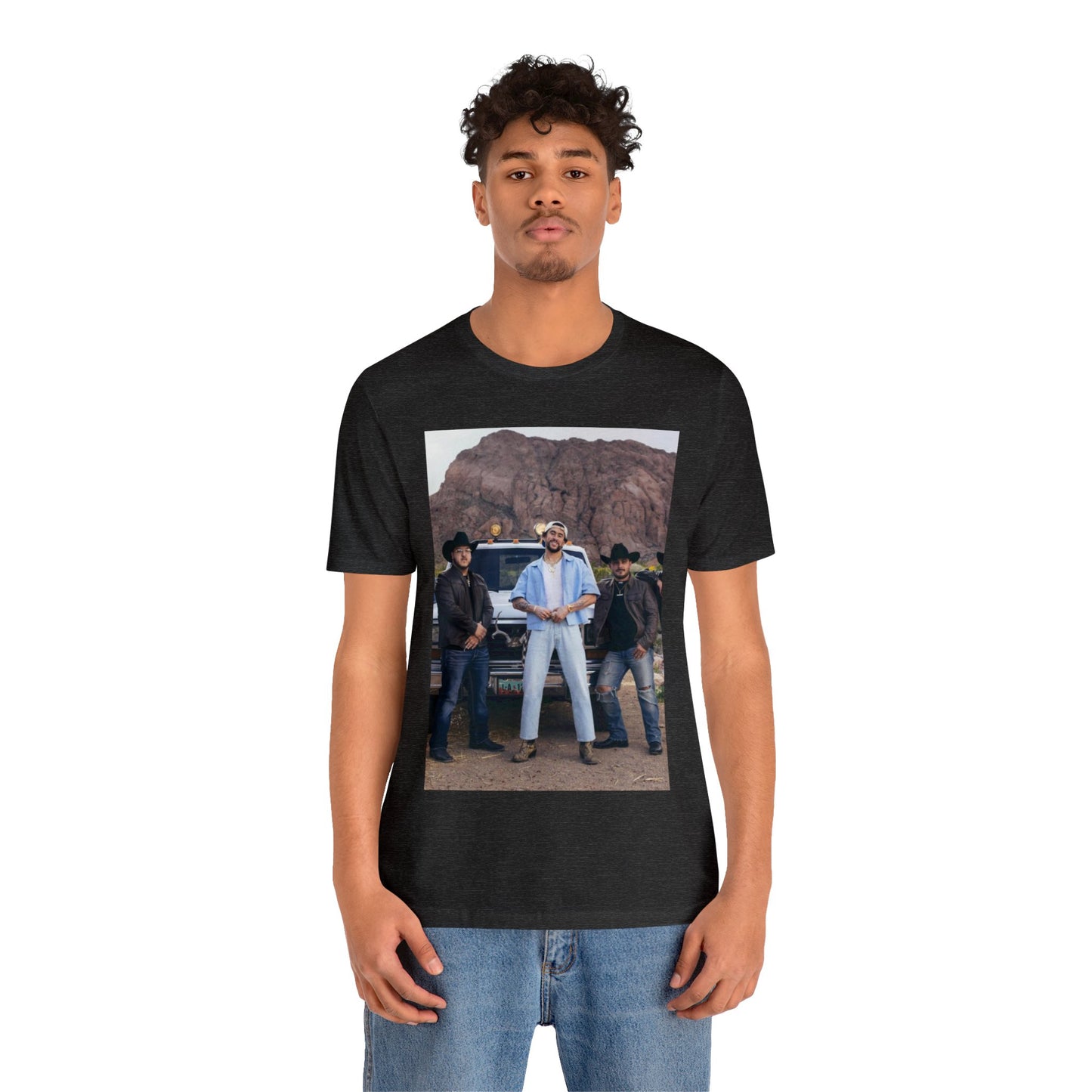 Grupo Frontera x Bad Bunny Unisex Jersey Short Sleeve Tee