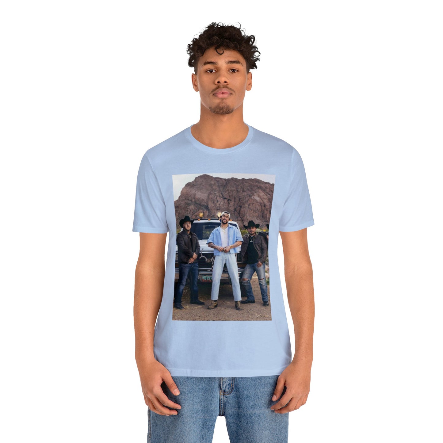Grupo Frontera x Bad Bunny Unisex Jersey Short Sleeve Tee