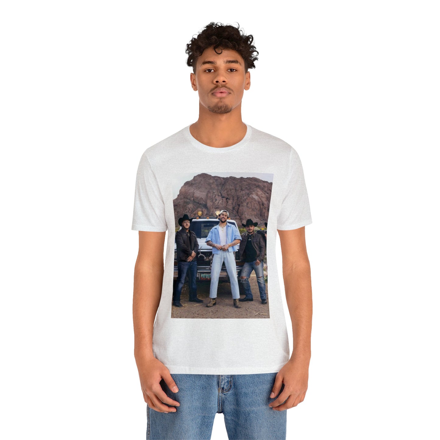 Grupo Frontera x Bad Bunny Unisex Jersey Short Sleeve Tee