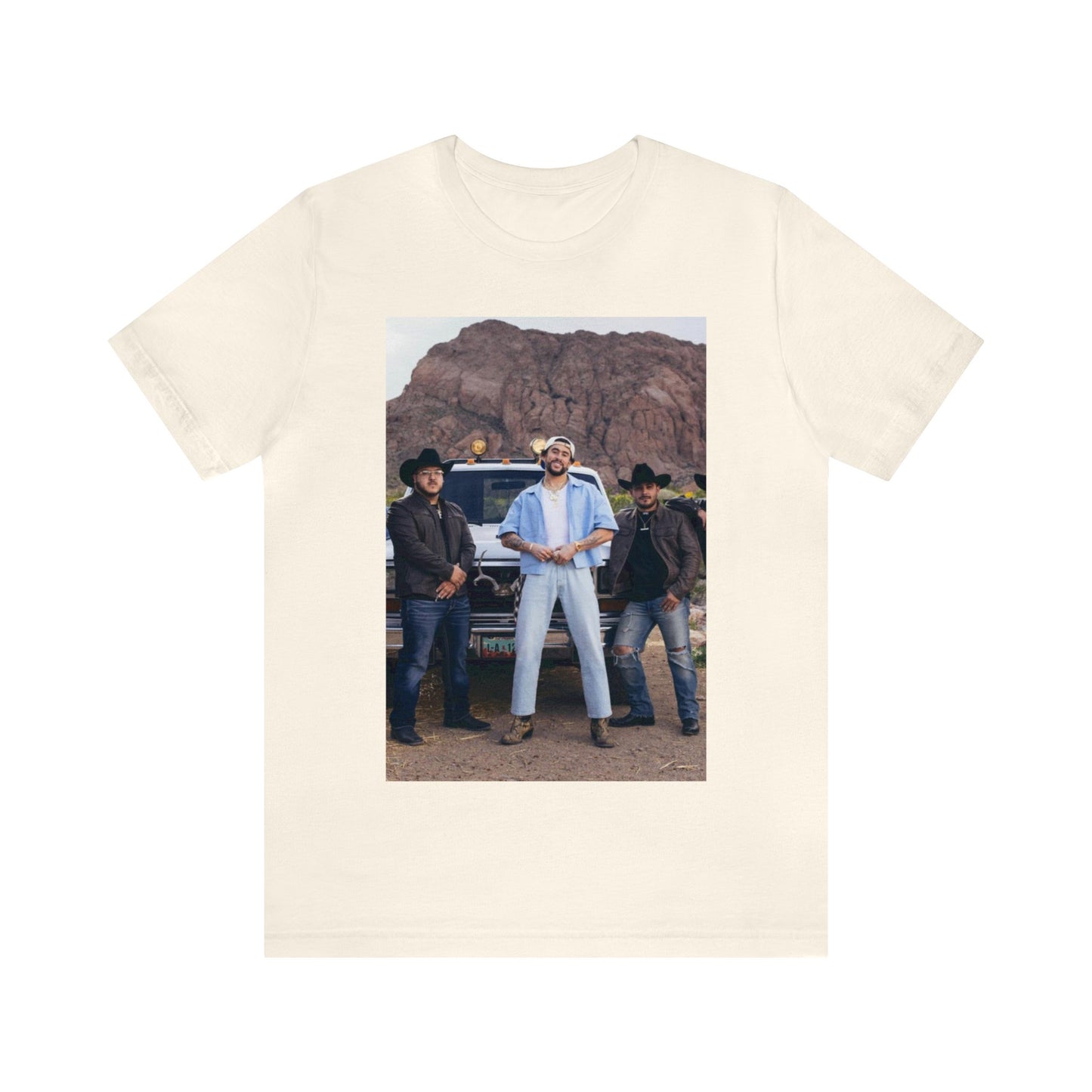 Grupo Frontera x Bad Bunny Unisex Jersey Short Sleeve Tee