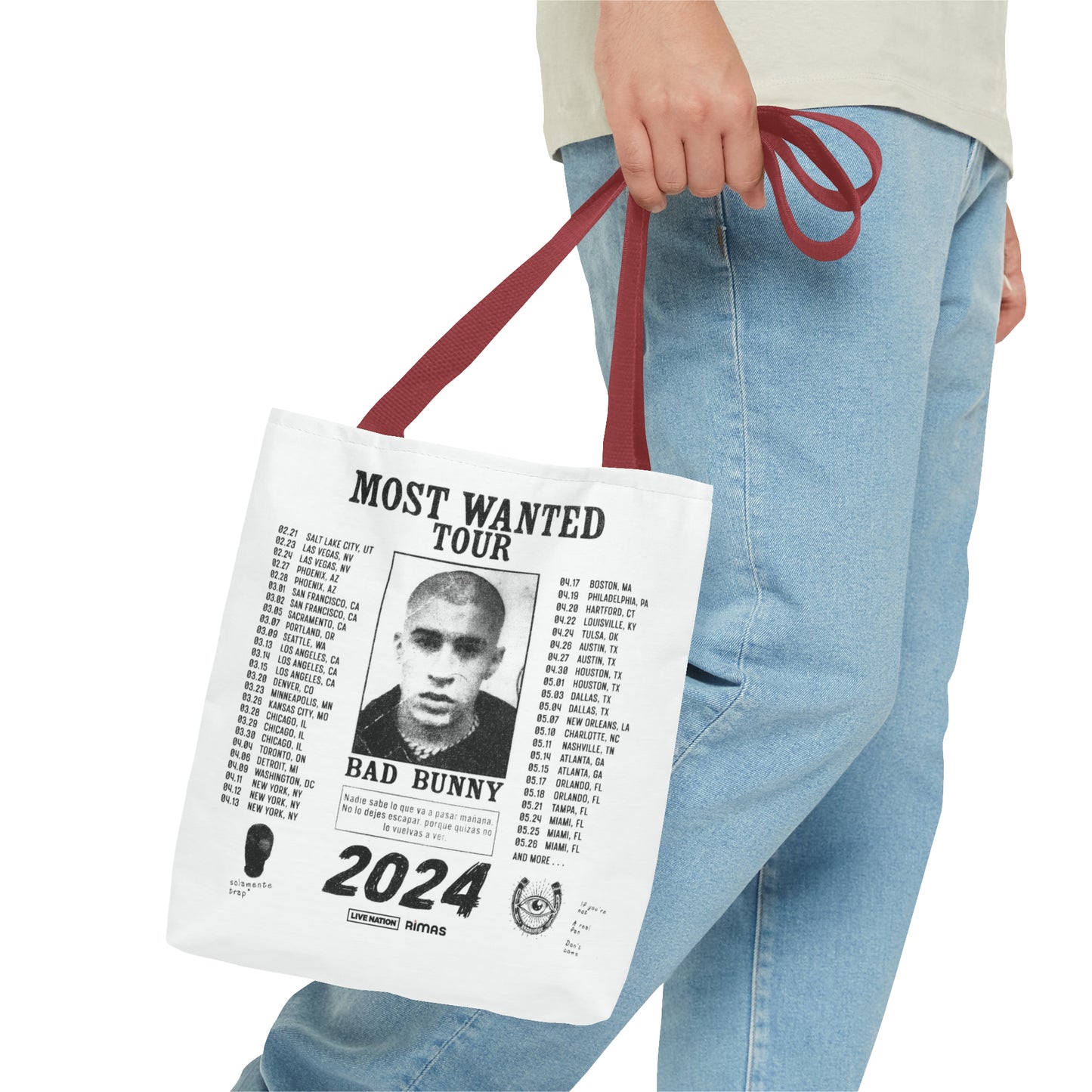 Most Wanted Tour 2024 Tote Bag