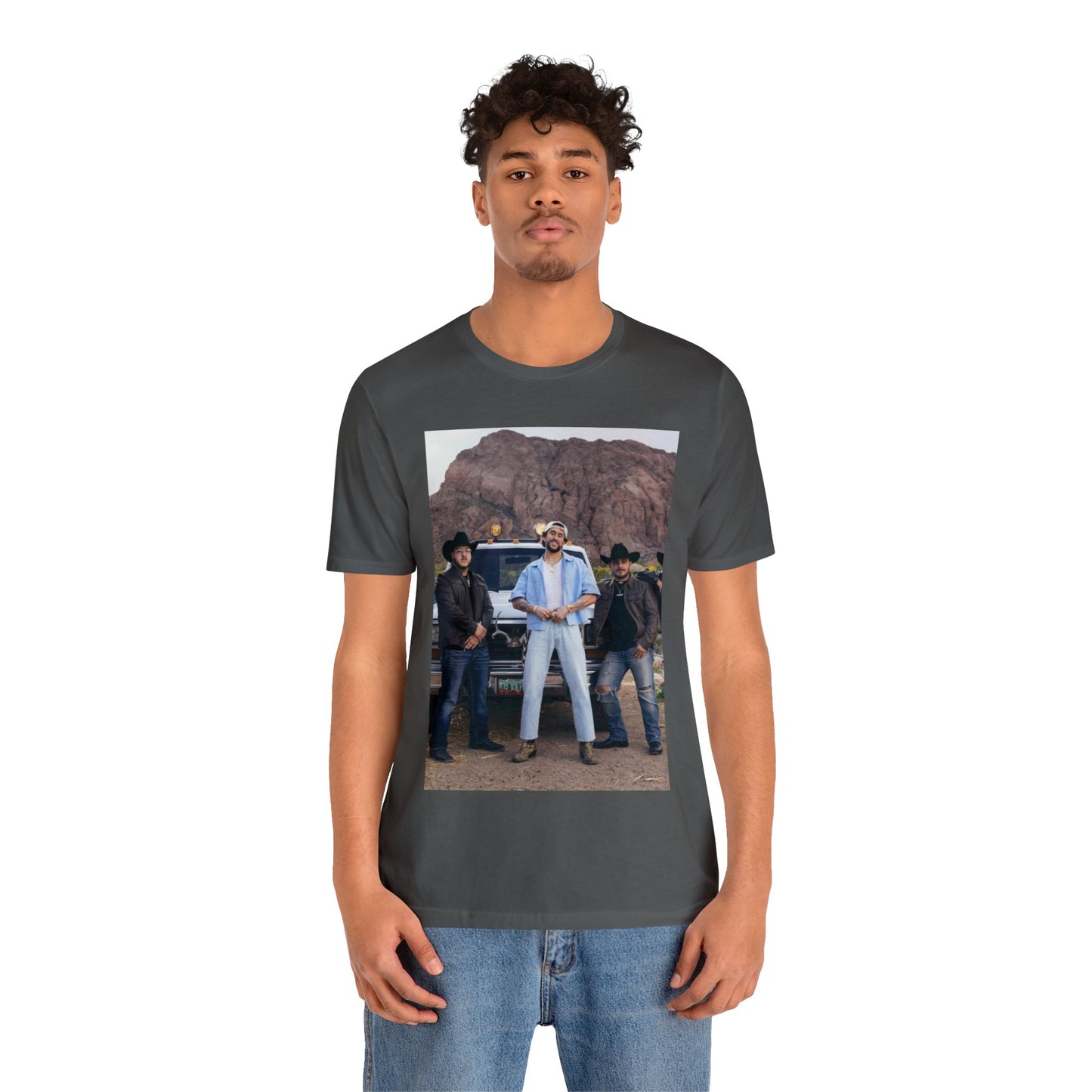 Grupo Frontera x Bad Bunny Unisex Jersey Short Sleeve Tee