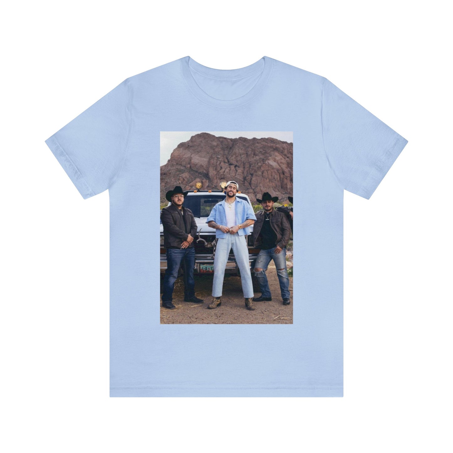 Grupo Frontera x Bad Bunny Unisex Jersey Short Sleeve Tee