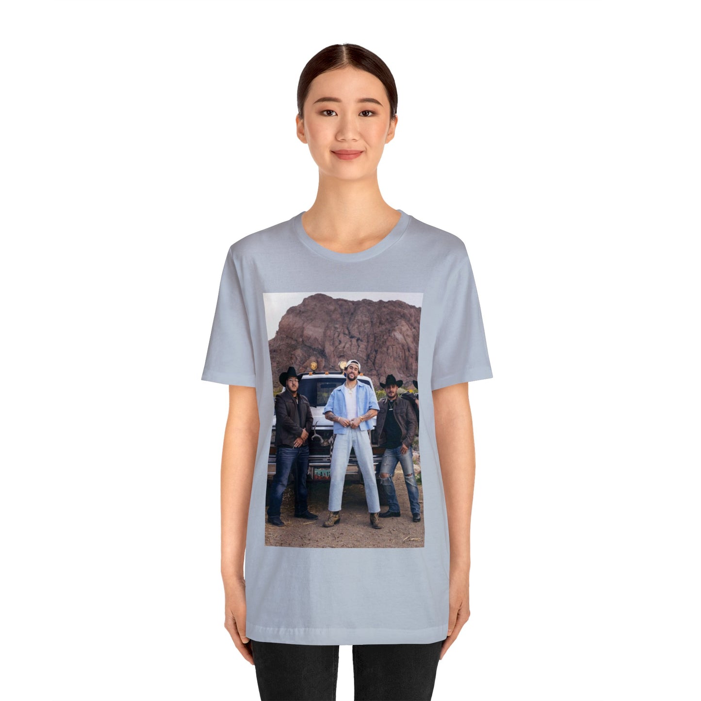 Grupo Frontera x Bad Bunny Unisex Jersey Short Sleeve Tee