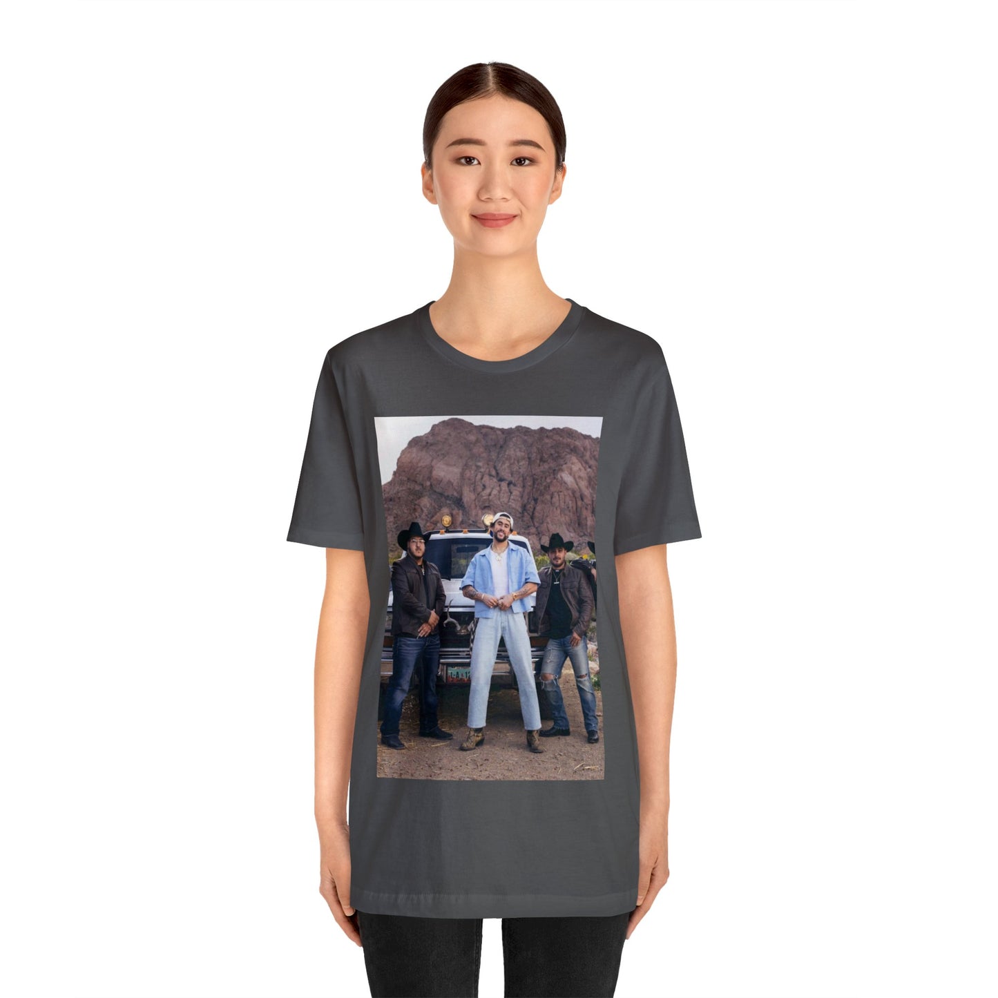 Grupo Frontera x Bad Bunny Unisex Jersey Short Sleeve Tee