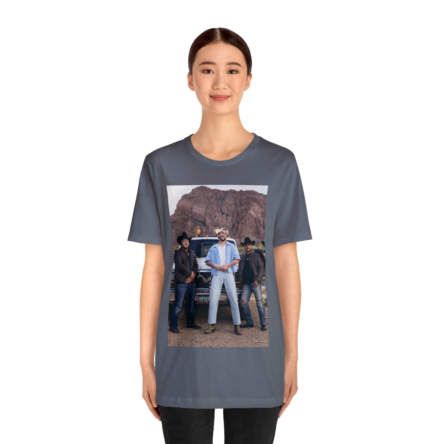Grupo Frontera x Bad Bunny Unisex Jersey Short Sleeve Tee