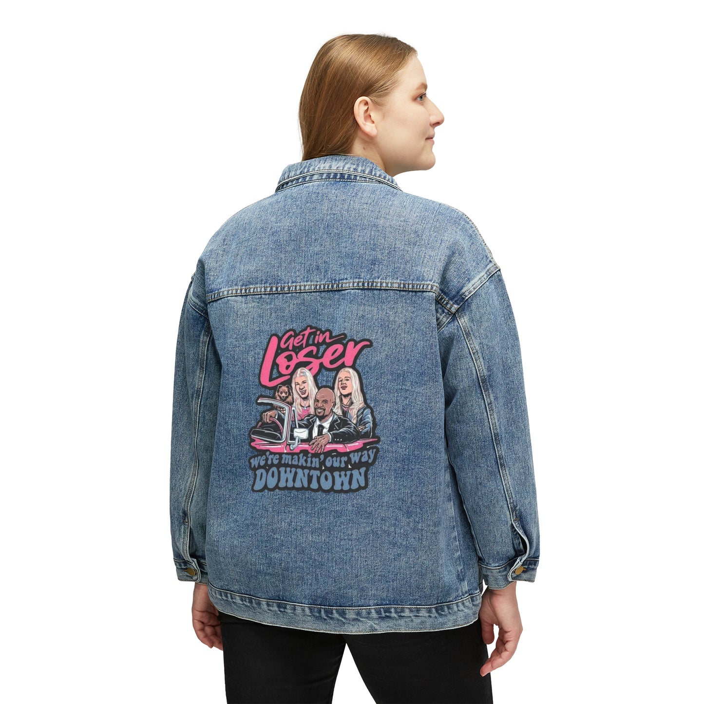 Making Our Way Downtown Women's Denim Jacket