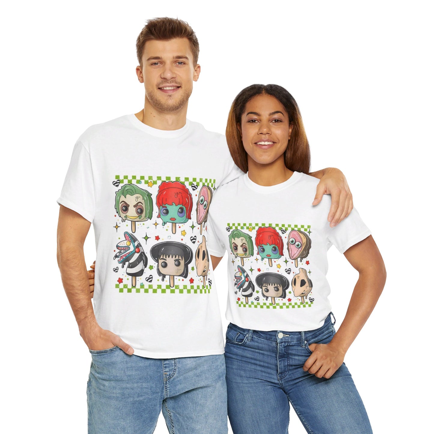 Nostalgic Halloween Popsicle Unisex Heavy Cotton Tee