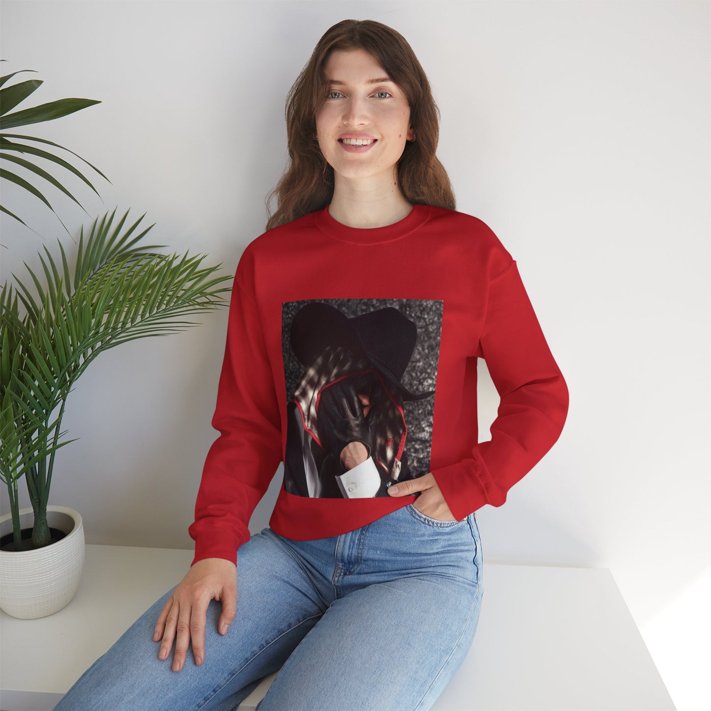 Bad Bunny Cowboy Unisex Heavy Blend Crewneck Sweatshirt