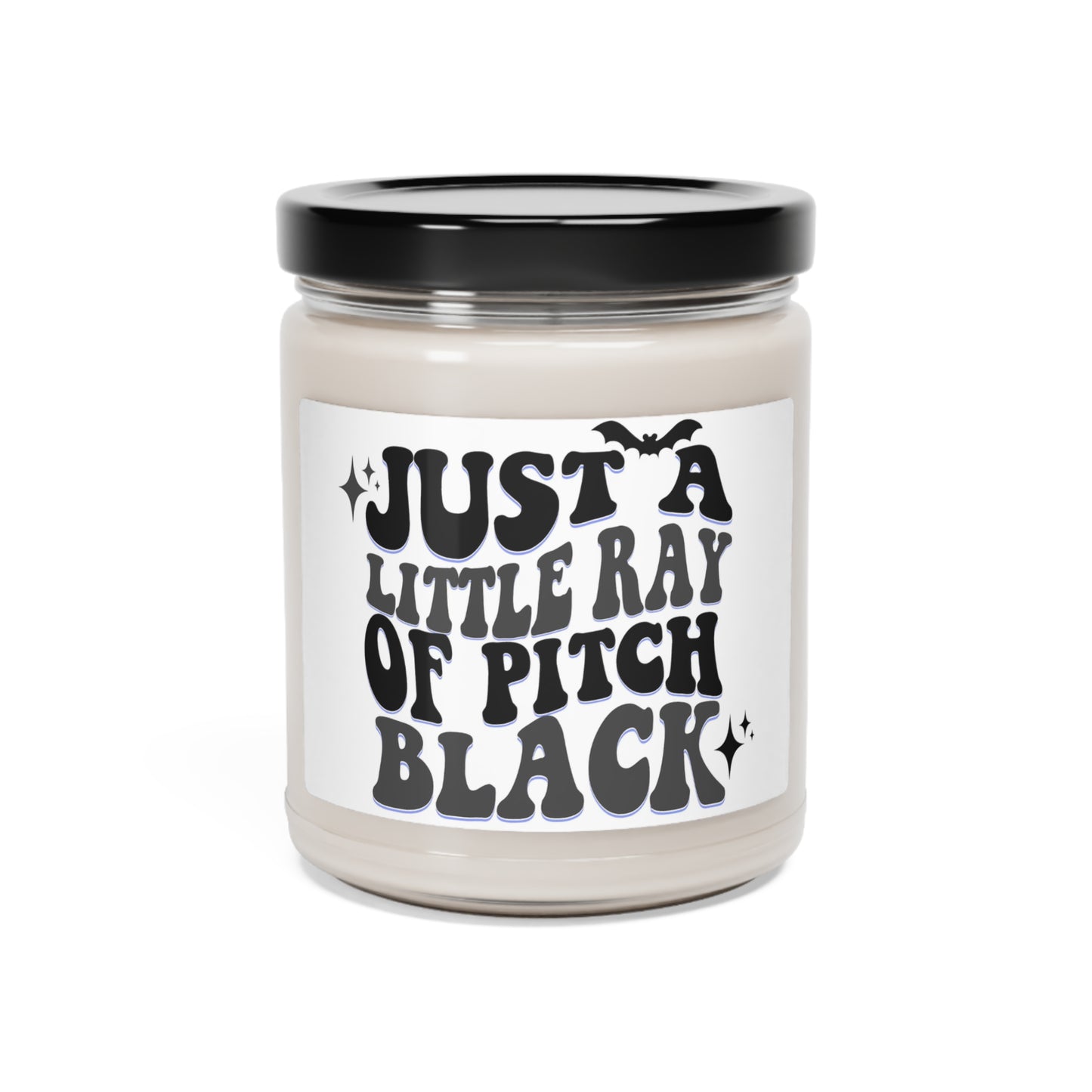 Ray of Pitch Black Scented Soy Candle, 9oz