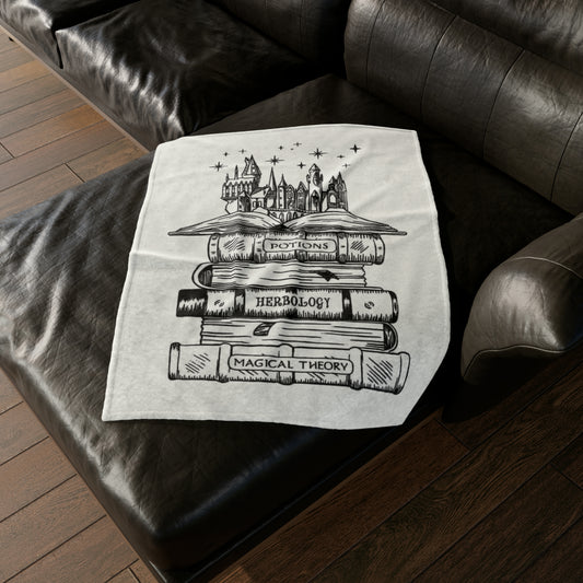 Spell Books Soft Polyester Blanket
