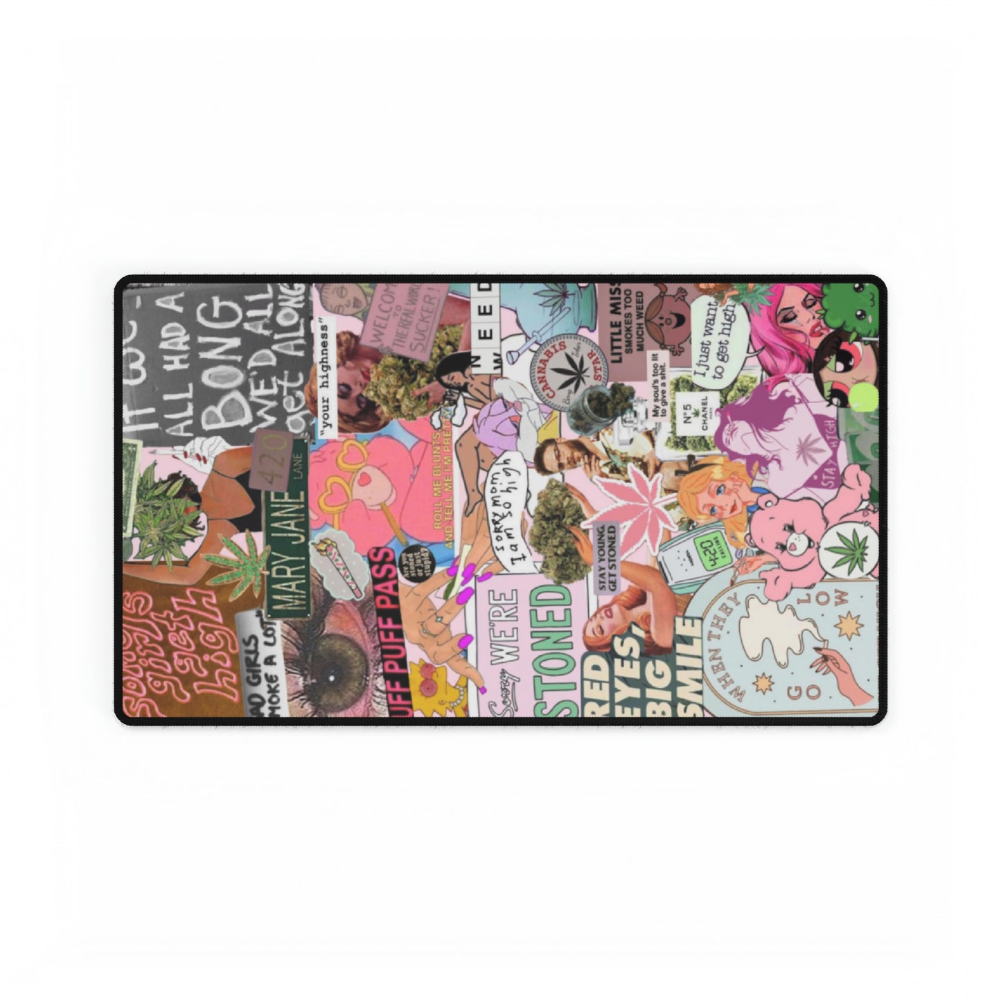 420 Collage Desk Mat