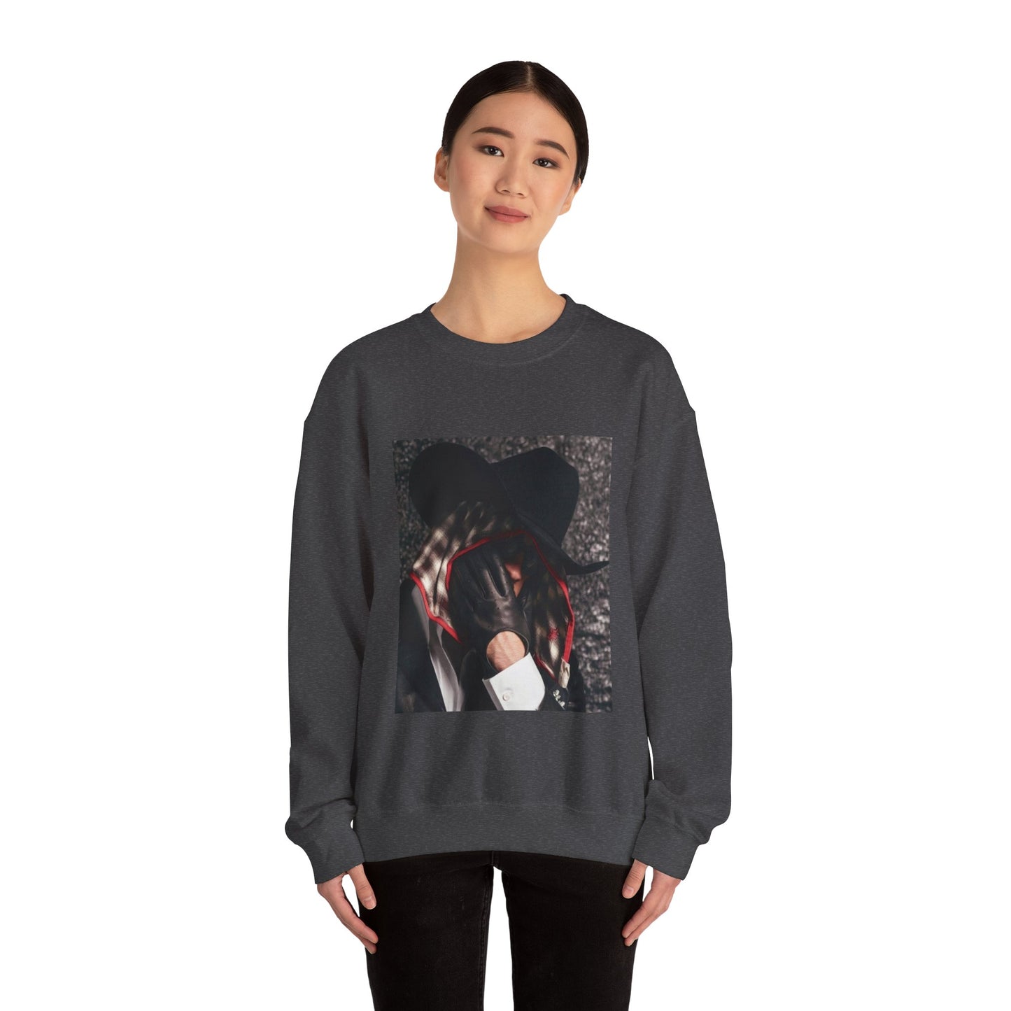 Bad Bunny Cowboy Unisex Heavy Blend Crewneck Sweatshirt