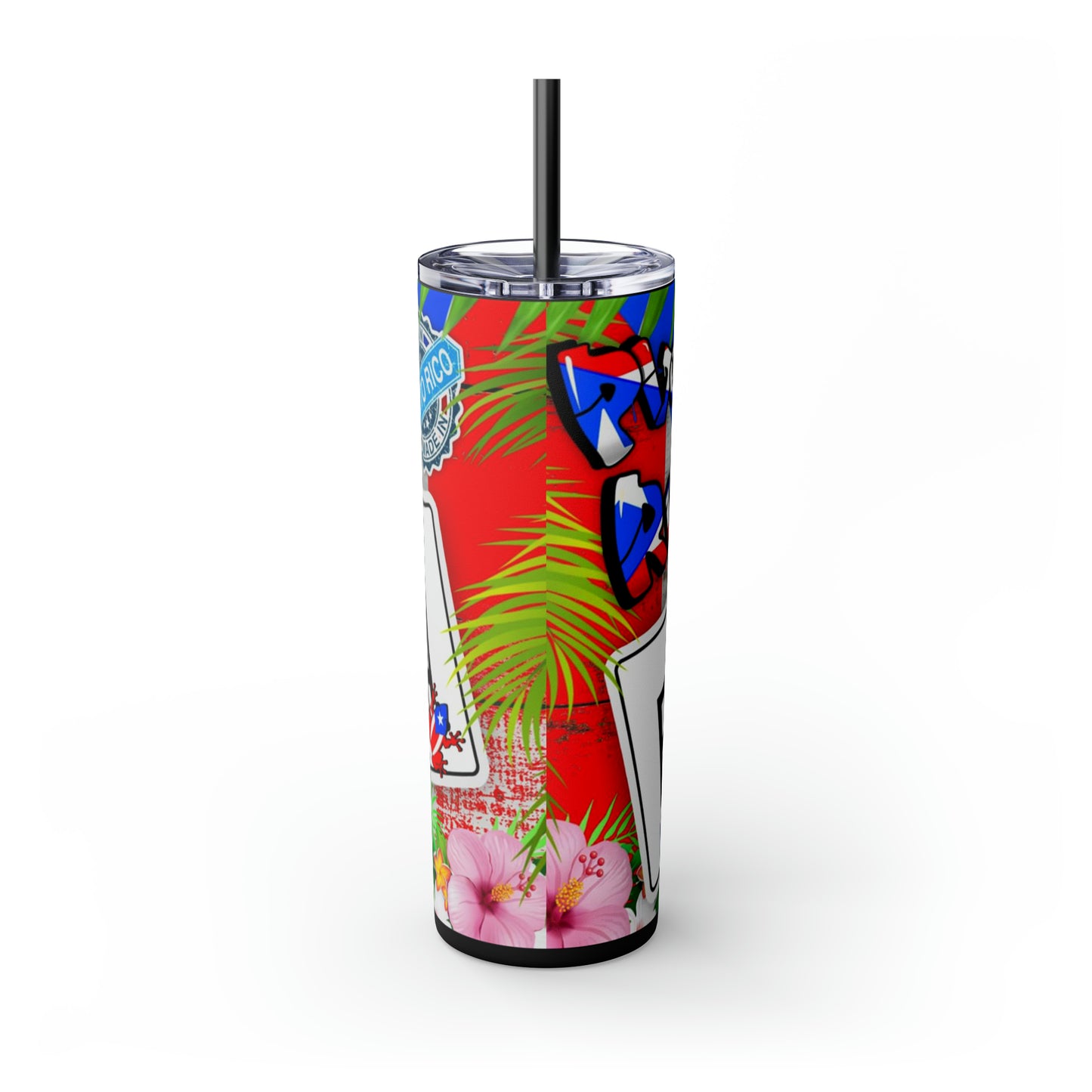 Boricua Skinny Tumbler, 20oz