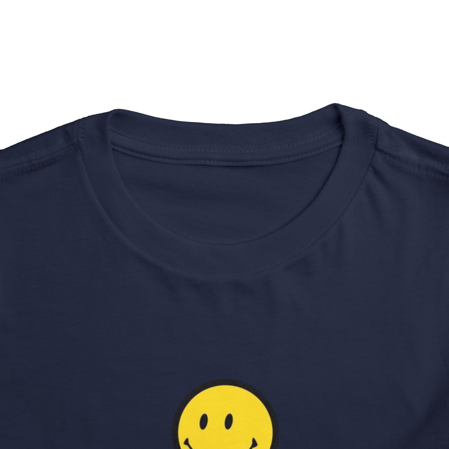 Cozy Smiley Face Toddler Short Sleeve Tee