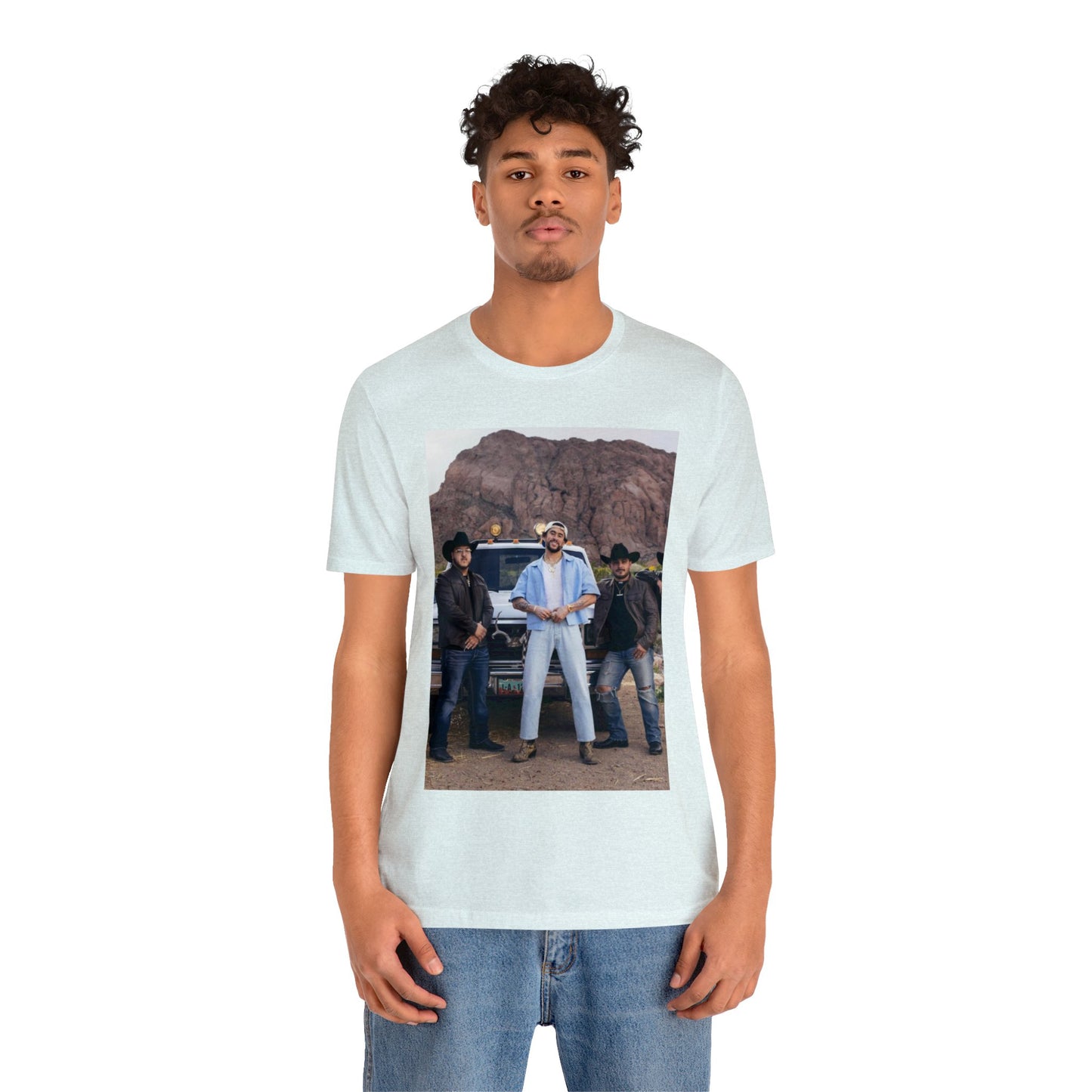 Grupo Frontera x Bad Bunny Unisex Jersey Short Sleeve Tee