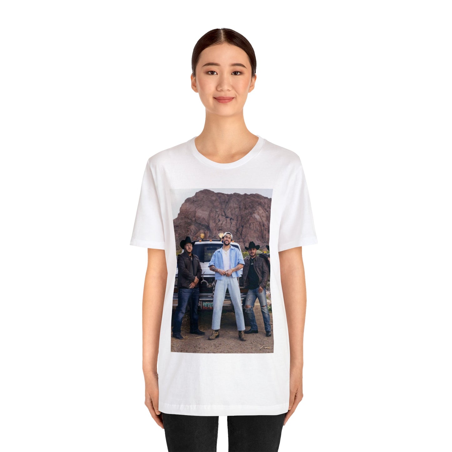 Grupo Frontera x Bad Bunny Unisex Jersey Short Sleeve Tee