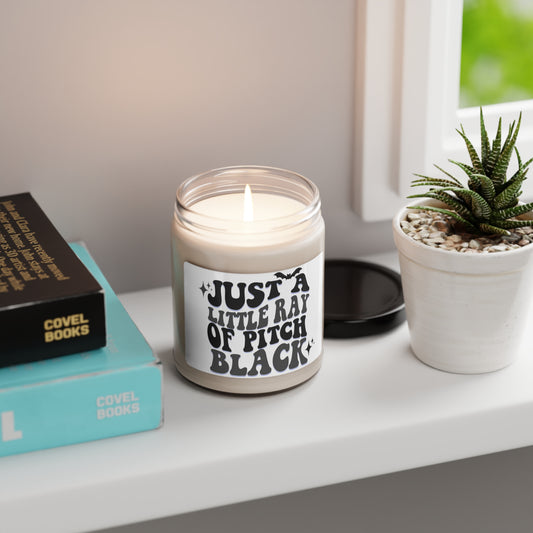 Ray of Pitch Black Scented Soy Candle, 9oz