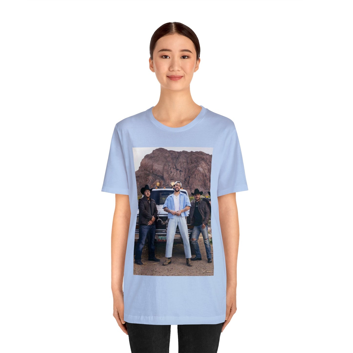 Grupo Frontera x Bad Bunny Unisex Jersey Short Sleeve Tee