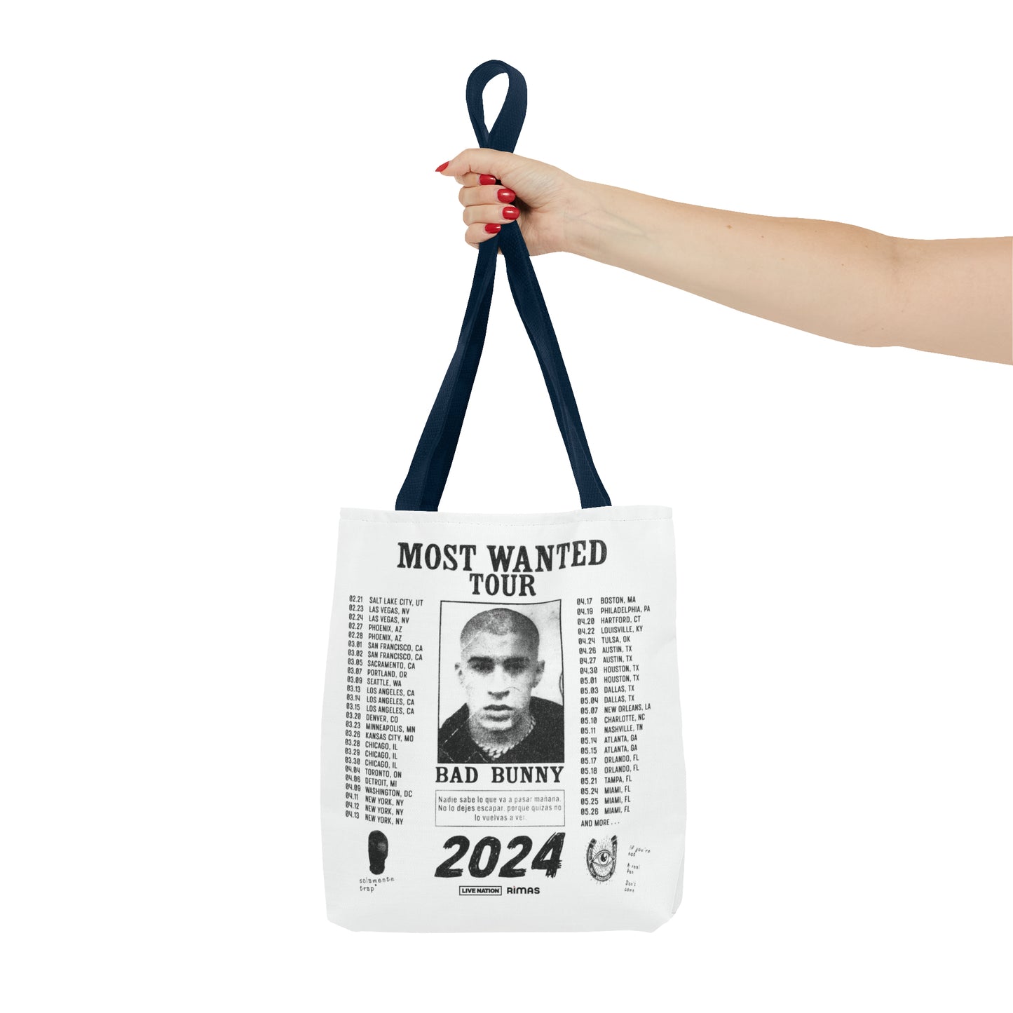 Most Wanted Tour 2024 Tote Bag
