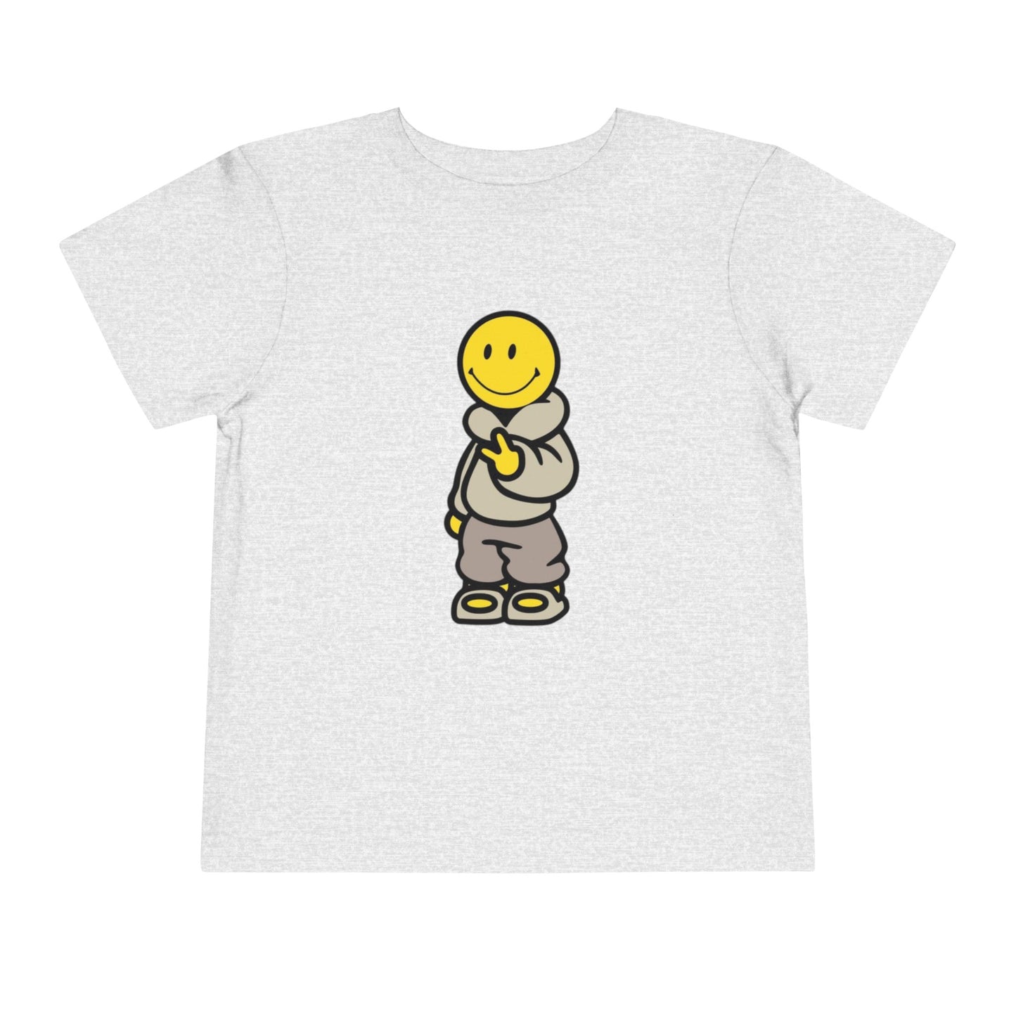 Cozy Smiley Face Toddler Short Sleeve Tee