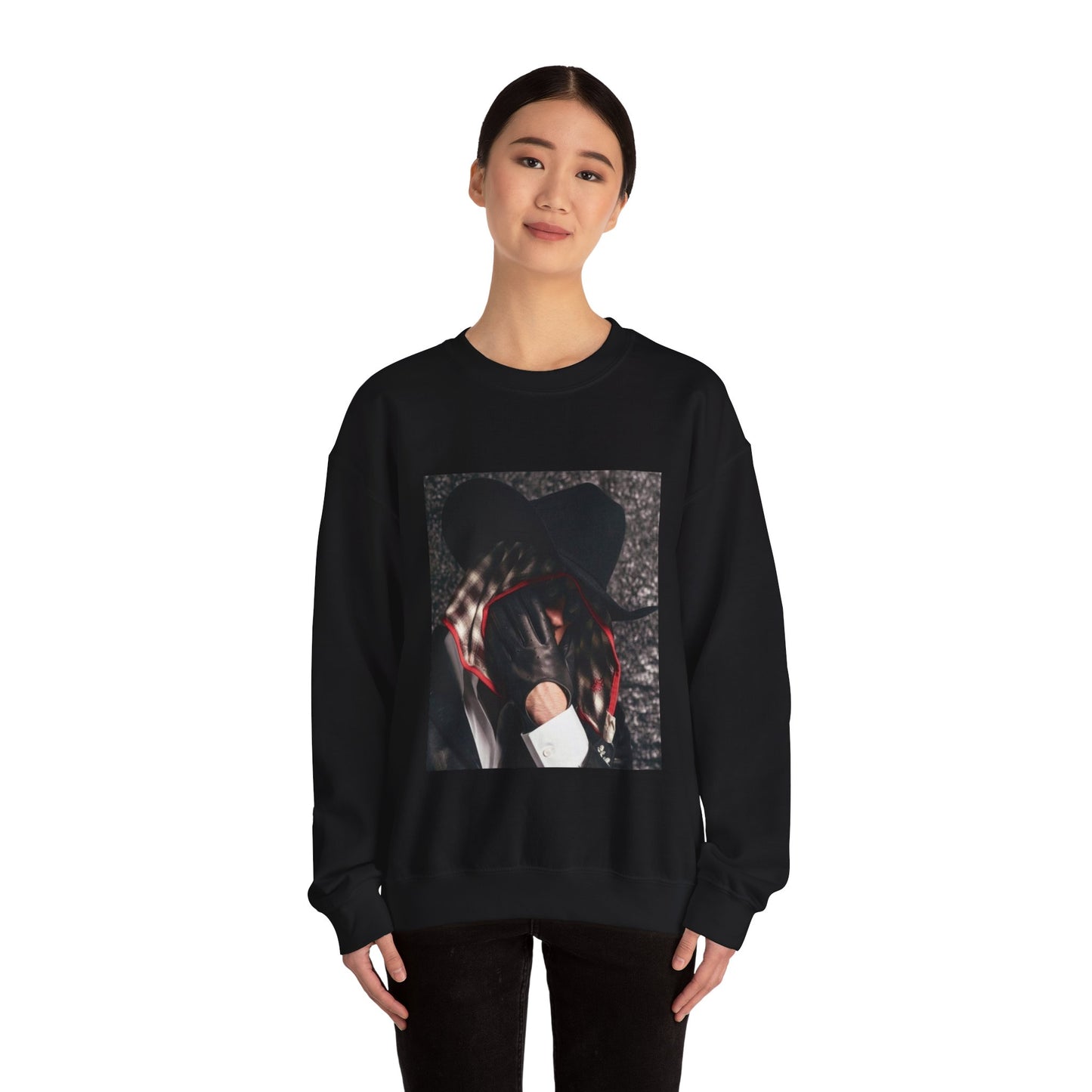Bad Bunny Cowboy Unisex Heavy Blend Crewneck Sweatshirt