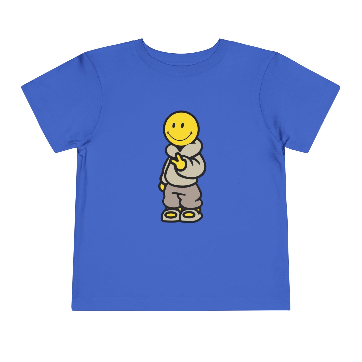 Cozy Smiley Face Toddler Short Sleeve Tee