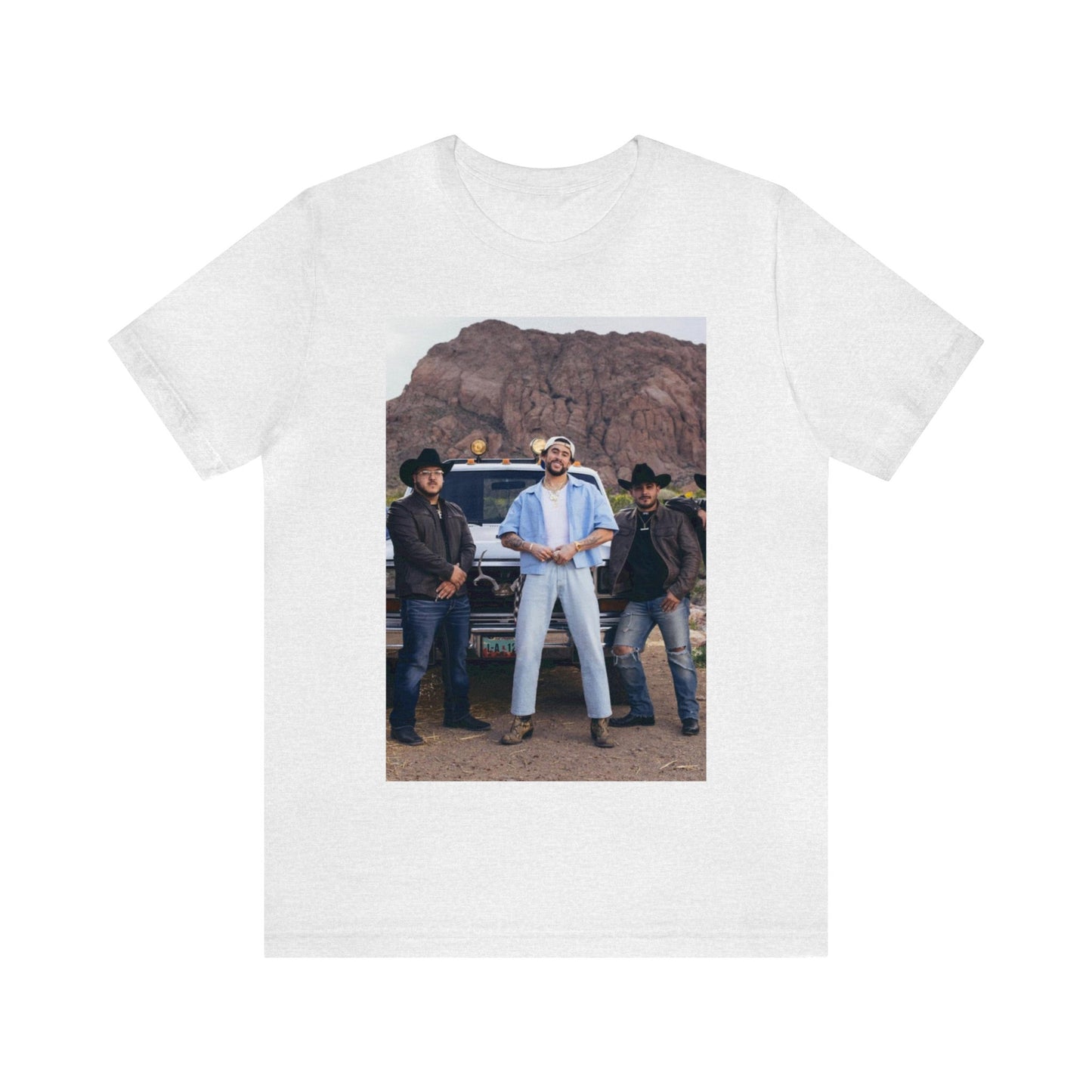 Grupo Frontera x Bad Bunny Unisex Jersey Short Sleeve Tee