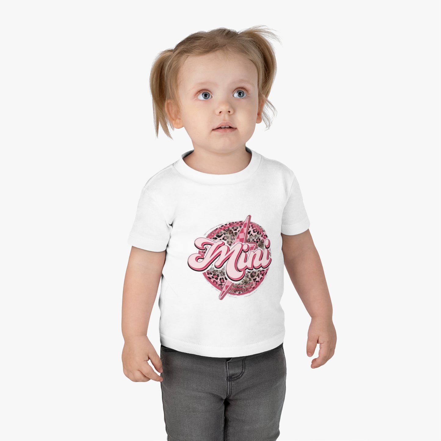 Pink Cheetah Mini Infant Cotton Jersey Tee