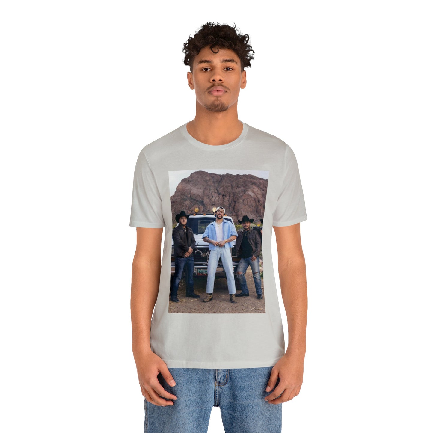 Grupo Frontera x Bad Bunny Unisex Jersey Short Sleeve Tee