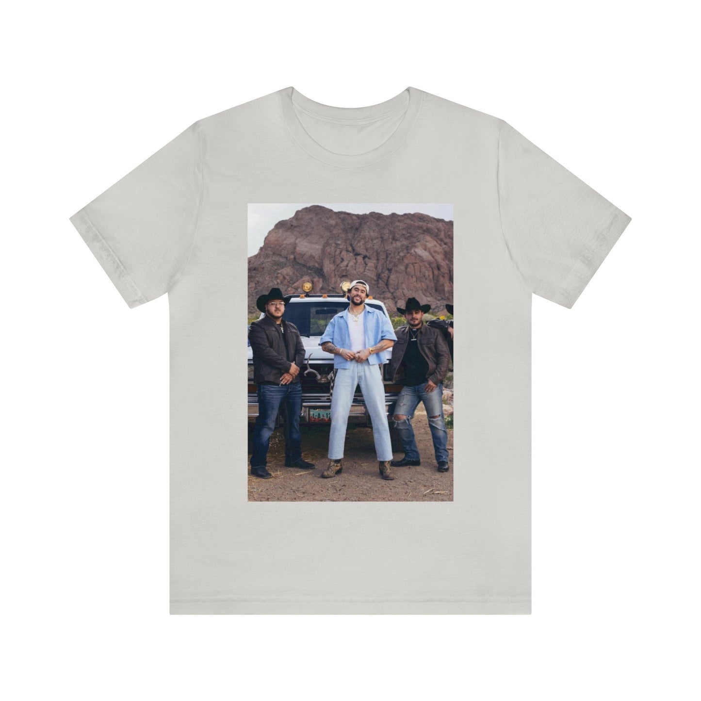 Grupo Frontera x Bad Bunny Unisex Jersey Short Sleeve Tee
