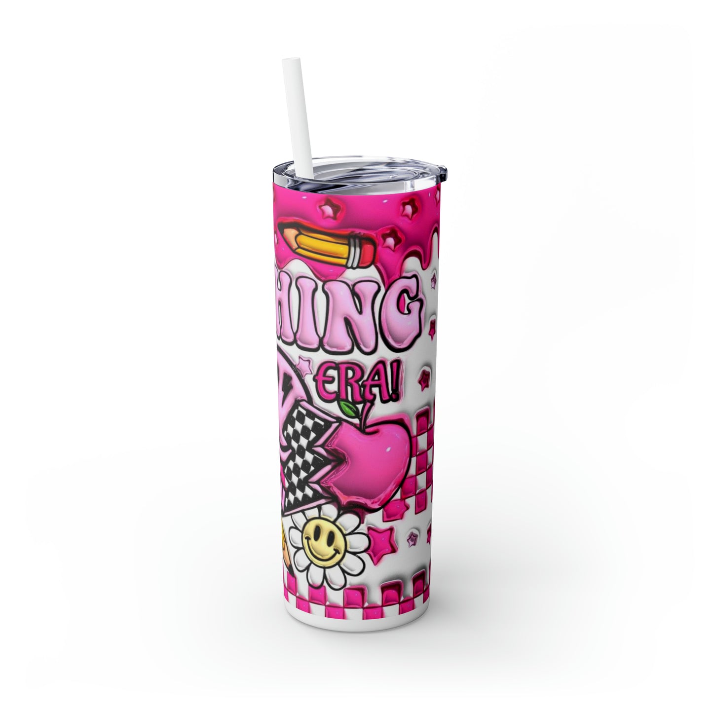 Teaching Era Skinny Tumbler, 20oz
