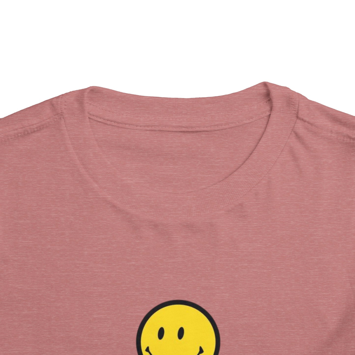 Cozy Smiley Face Toddler Short Sleeve Tee
