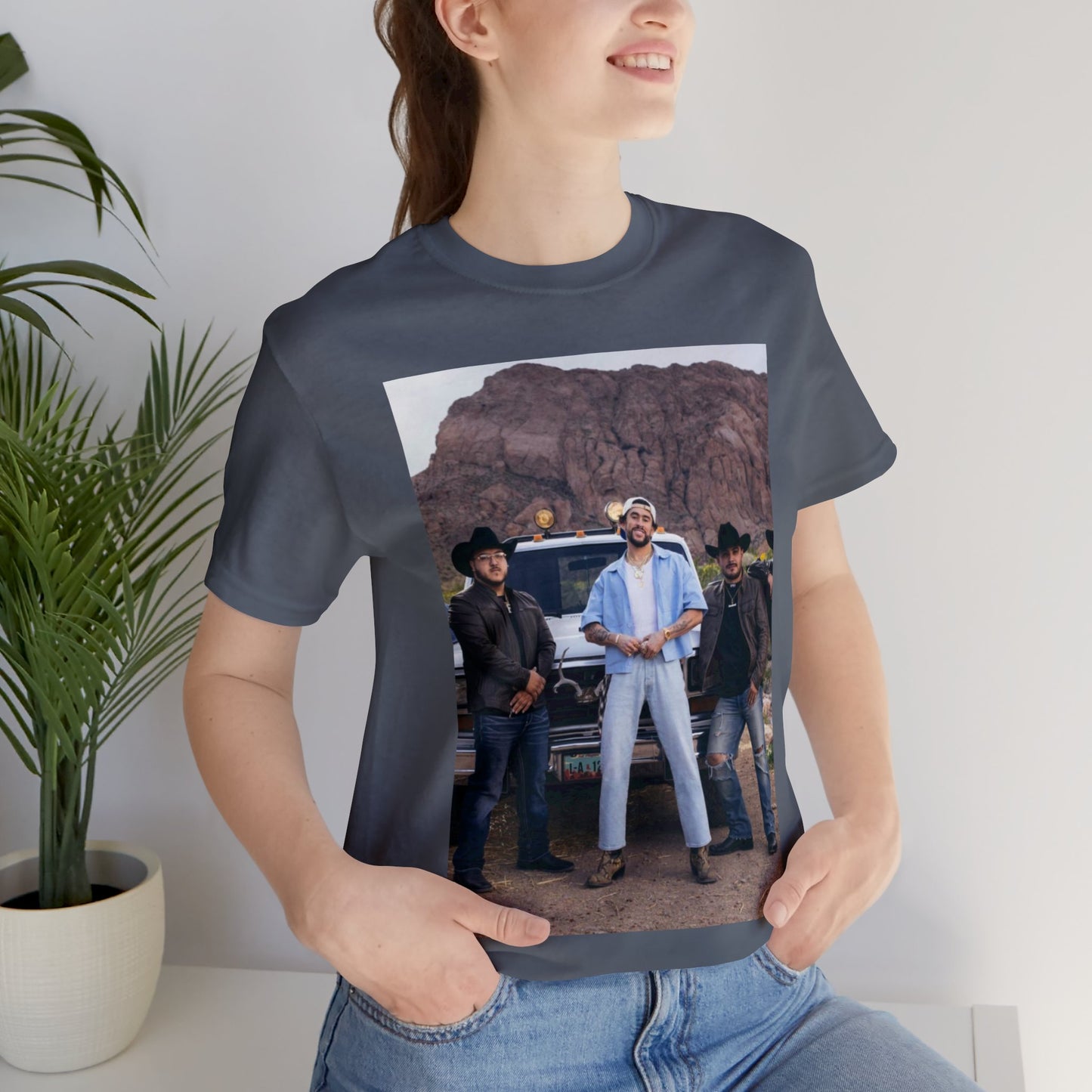 Grupo Frontera x Bad Bunny Unisex Jersey Short Sleeve Tee