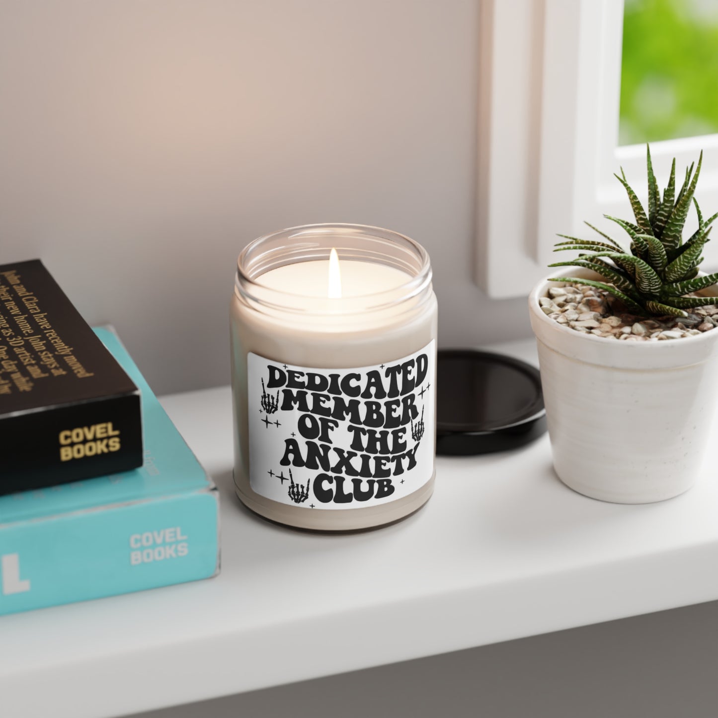 Anxiety Club Scented Soy Candle, 9oz