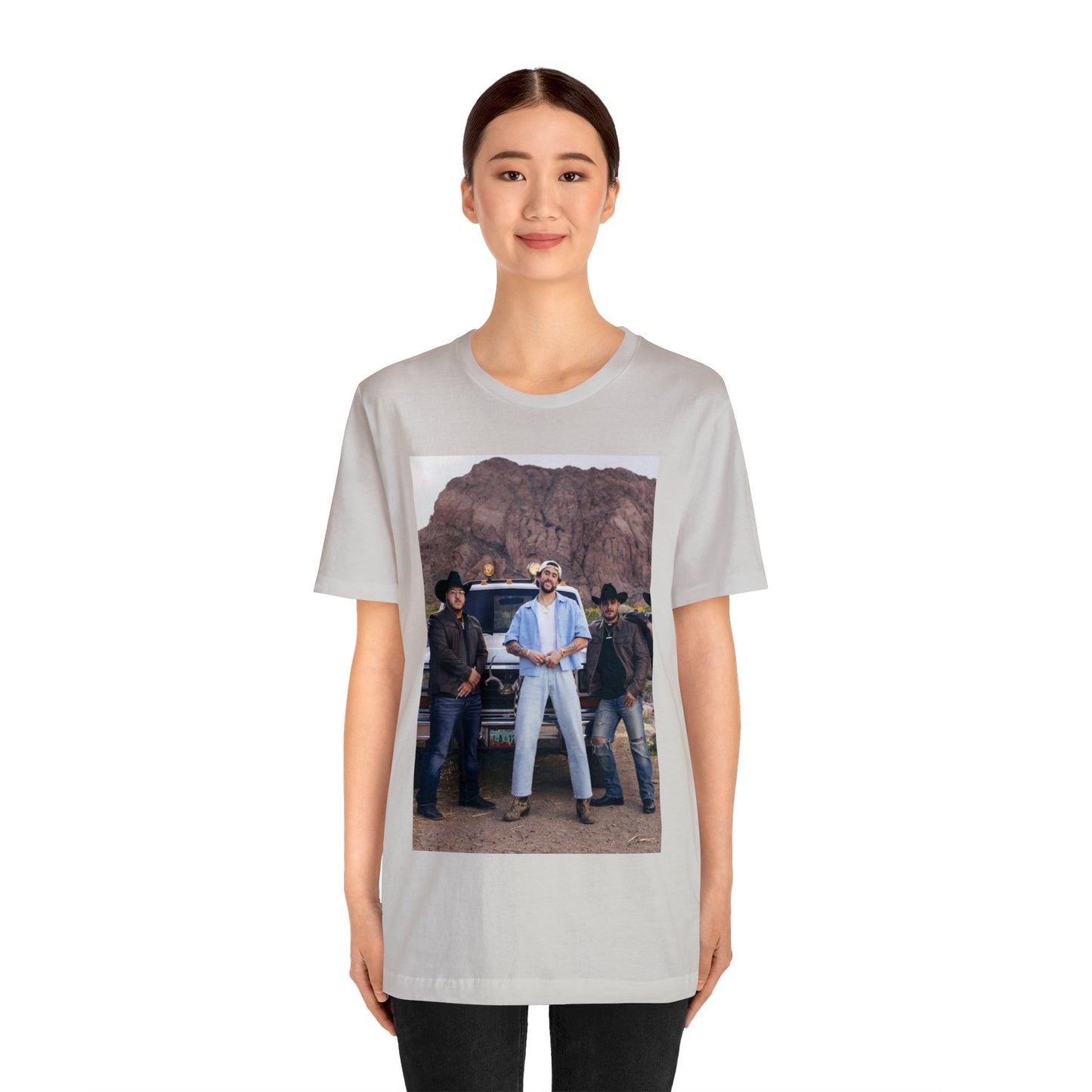 Grupo Frontera x Bad Bunny Unisex Jersey Short Sleeve Tee