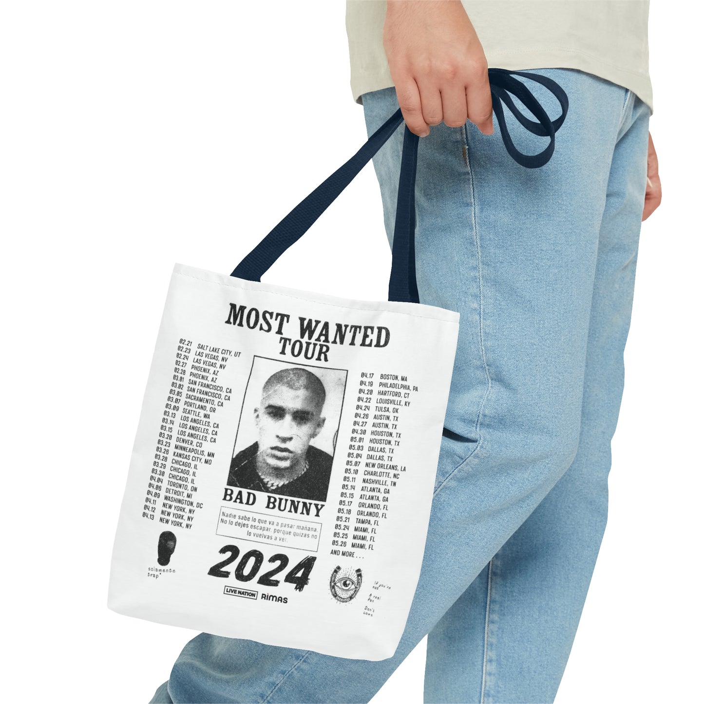 Most Wanted Tour 2024 Tote Bag