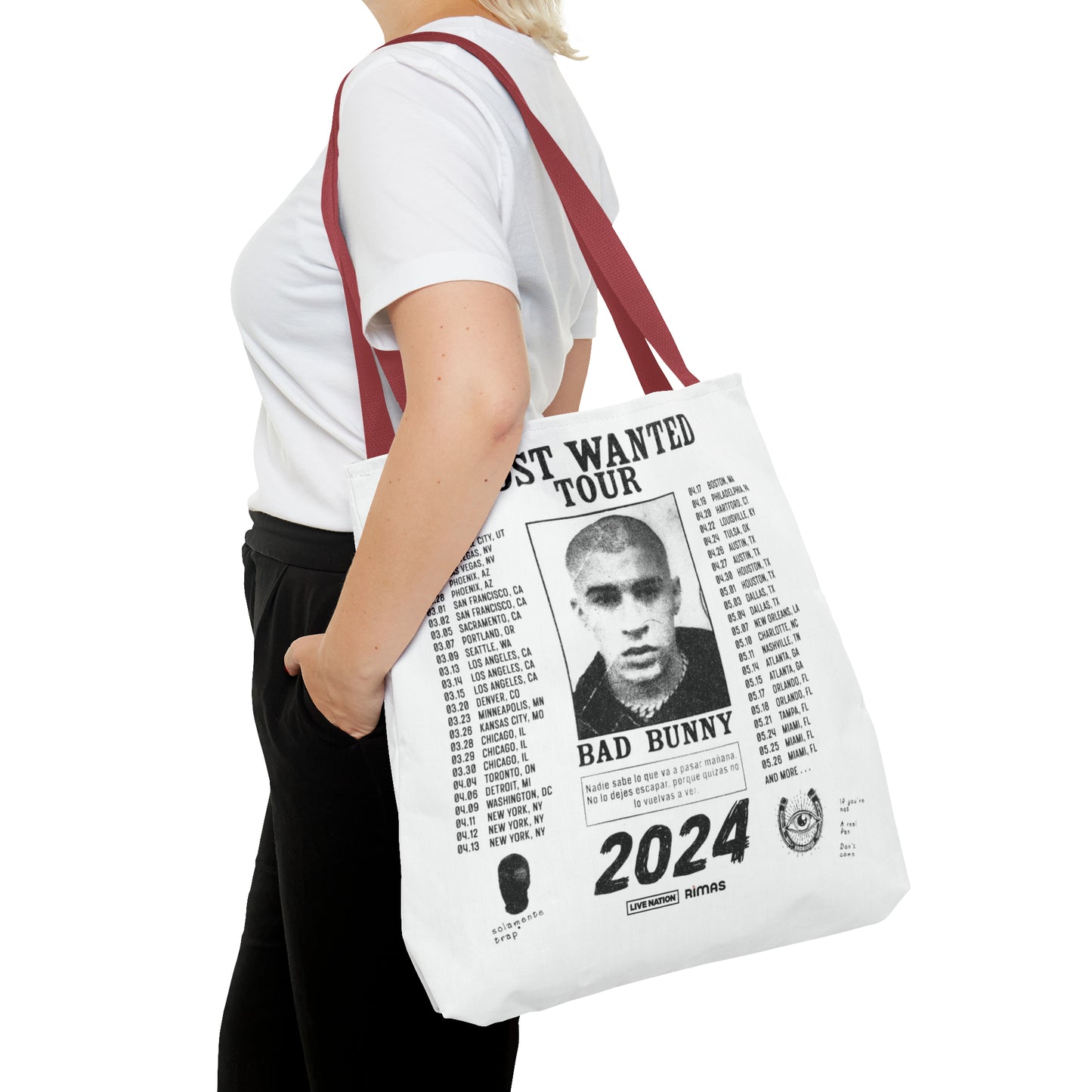 Most Wanted Tour 2024 Tote Bag
