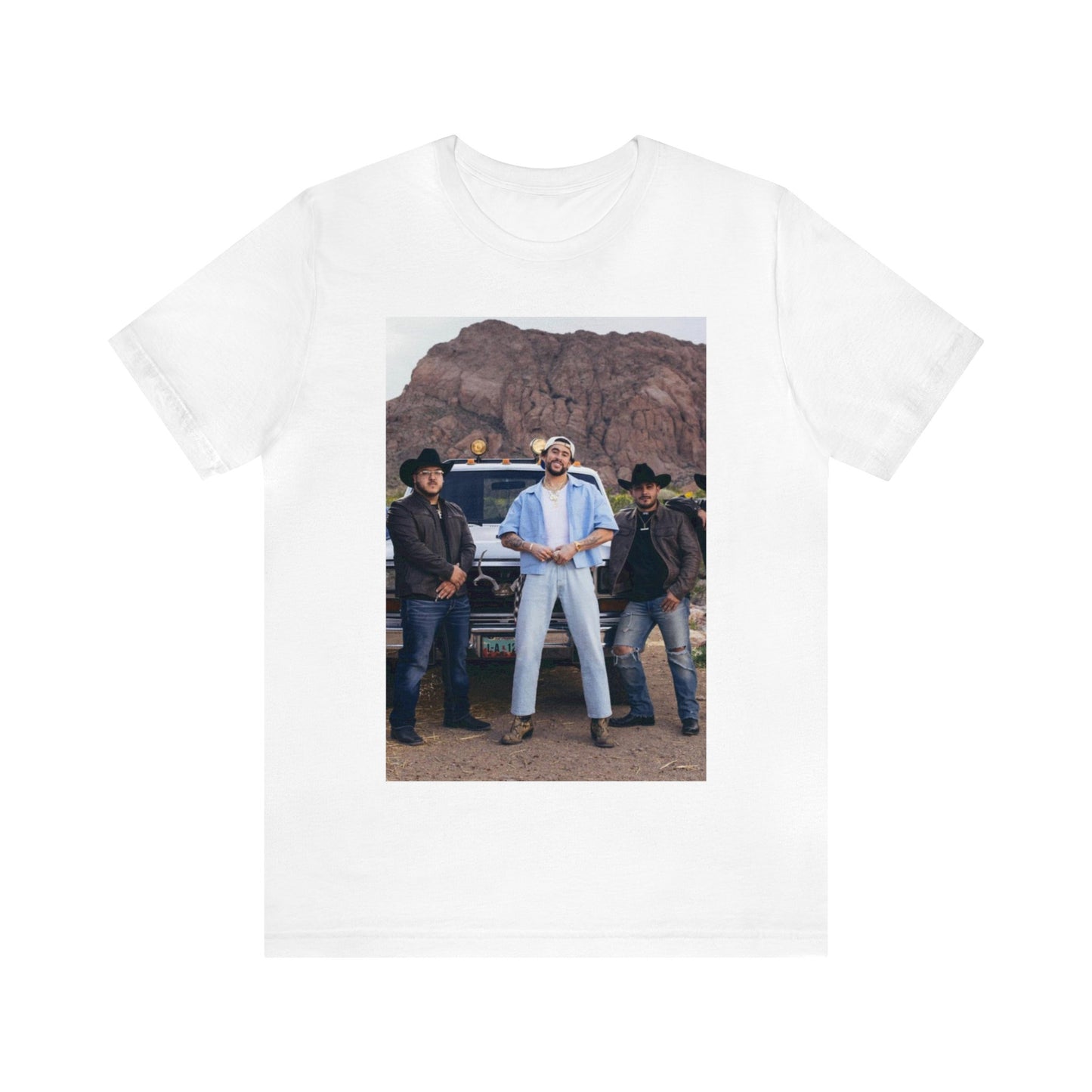 Grupo Frontera x Bad Bunny Unisex Jersey Short Sleeve Tee