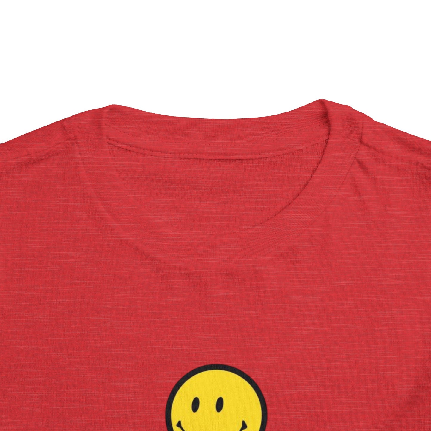 Cozy Smiley Face Toddler Short Sleeve Tee