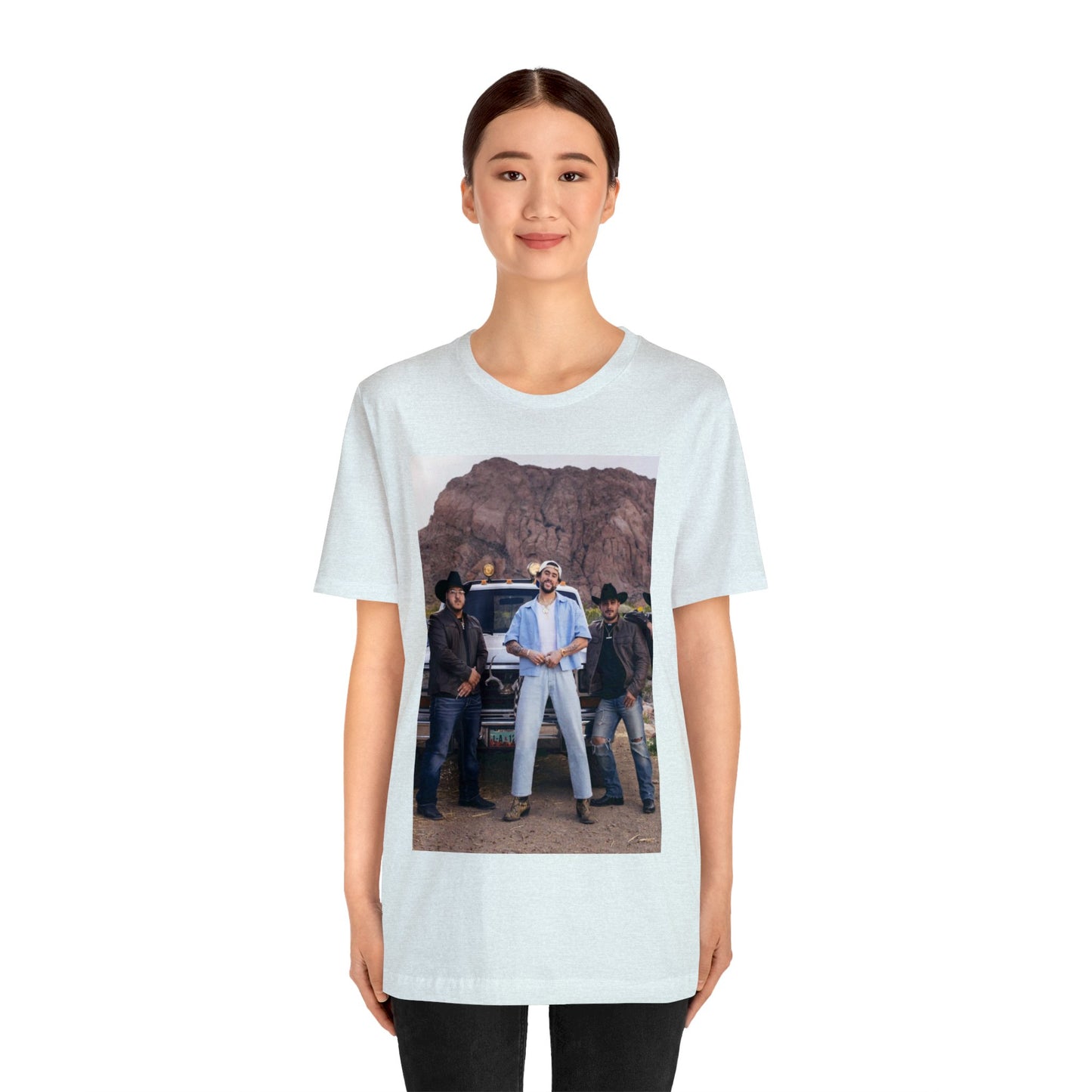Grupo Frontera x Bad Bunny Unisex Jersey Short Sleeve Tee