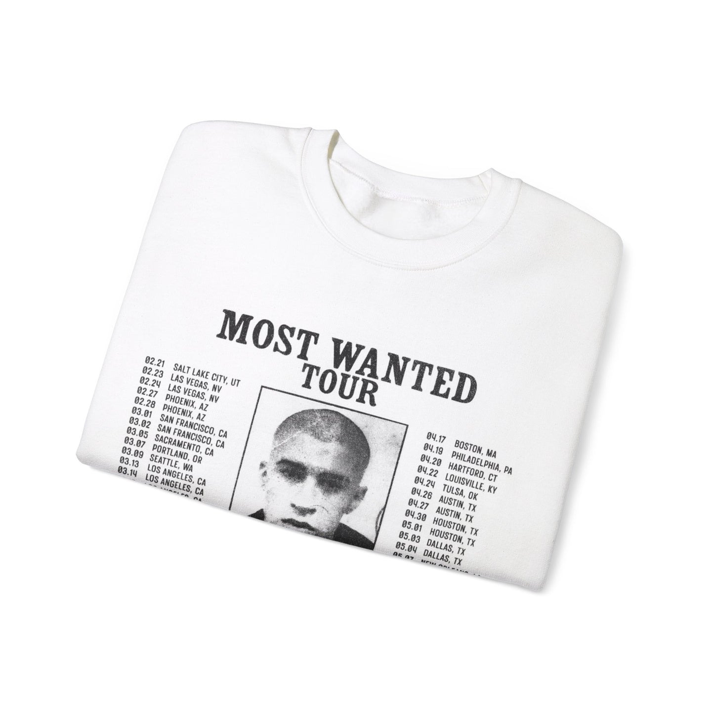 Most Wanted Tour 2024 Unisex Heavy Blend Crewneck Sweatshirt
