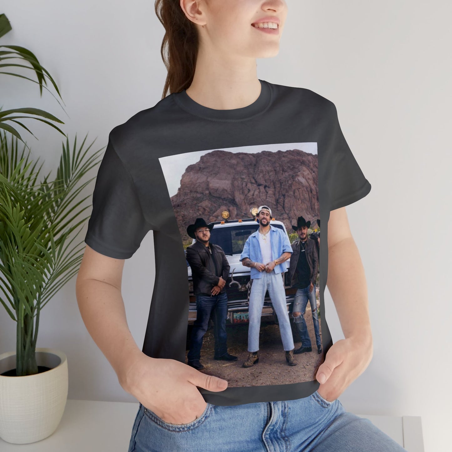 Grupo Frontera x Bad Bunny Unisex Jersey Short Sleeve Tee