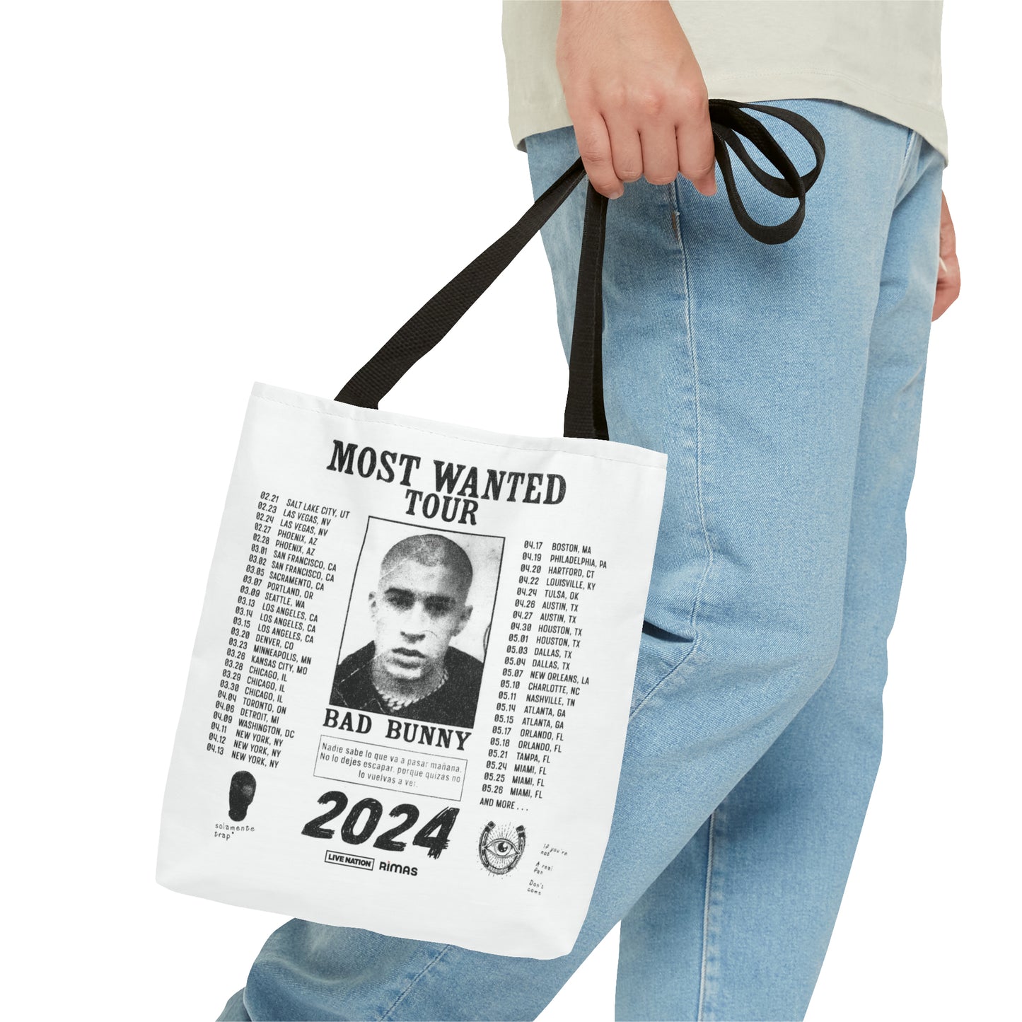Most Wanted Tour 2024 Tote Bag