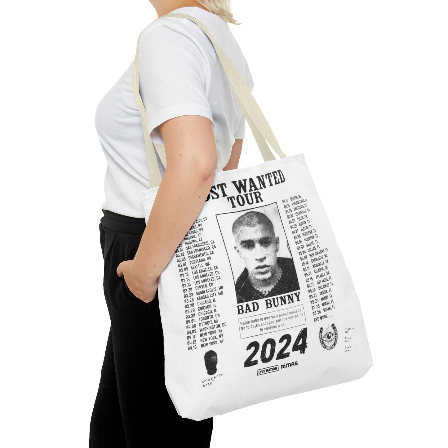 Most Wanted Tour 2024 Tote Bag